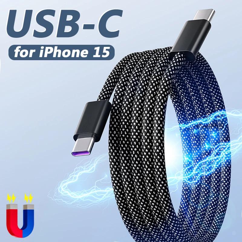 ׳ƽ Ϸ ̺   USB C to C  ̺,  15   ڼ  ̾ ڵ, 60W